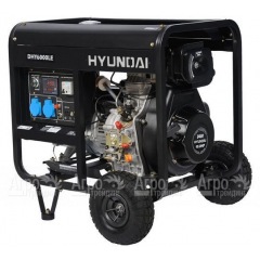 Дизельгенератор Hyundai DHY 6000LE 5 кВт + колеса в Волжском