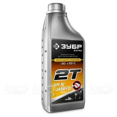 Масло полусинтетическое Зубр Extra 2Т-П FD 1 л для 2-х тактных двигателей в Волжском