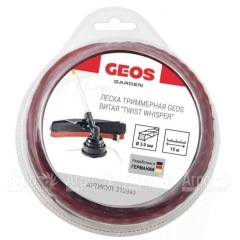 Леска триммерная витая GEOS by Al-Ko Twist Whisper 3.0 мм, 15 м в блистере в Волжском