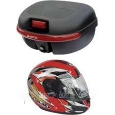 Комплект H2 (Кофр из мягкого (РР) пластика + 1 шлем-интеграл внутри) в Волжском