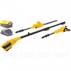 Высоторез аккумуляторный + ножницы для живой изгороди Stiga SMT 100 AE Kit в Волжском