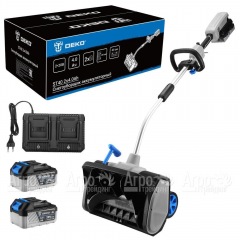 Снегоуборщик аккумуляторный DEKO ST40 2х4 Ач в Волжском