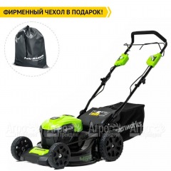 Газонокосилка аккумуляторная GreenWorks GD40LM46SP 8 Ач в Волжском