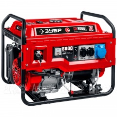 Бензогенератор Зубр СБ-8000Е 8 кВт с электростартером в Волжском