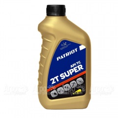 Масло полусинтетическое Patriot Super Active API TC 0.946 л для 2-х тактных двигателей в Волжском