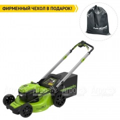 Газонокосилка аккумуляторная GreenWorks GD40LM48SP 8 Ач в Волжском