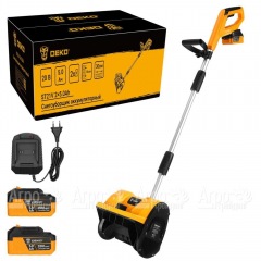 Снегоуборщик аккумуляторный DEKO ST21V 2х5 Ач в Волжском