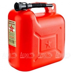 Канистра пластиковая для топлива Звезда 20 л с заливным устройством в Волжском