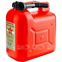 Канистра для топлива Звезда 10 л пластиковая с заливным устройством в Волжском