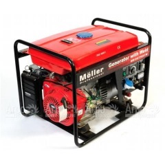 Бензиновый генератор со встроенным сварочным аппаратом Moller MR/GGT5001WE 4,2 кВт в Волжском