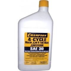 Масло моторное Champion SAE 30 1 л для 4-х тактных двигателей в Волжском