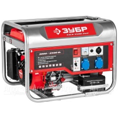 Бензогенератор Зубр ЗЭСБ-3500-ЭМ2 3.5 кВт с электростартером в Волжском