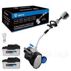 Снегоуборщик аккумуляторный DEKO ST402-6 2х6 Ач в Волжском