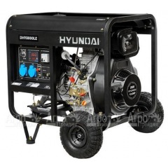 Дизельгенератор Hyundai DHY 8000LE 5,5 кВт + колеса в Волжском
