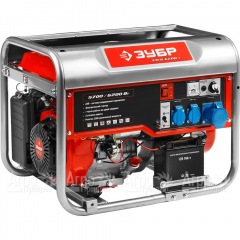 Бензогенератор Зубр ЗЭСБ-6200-Э 6.2 кВт с электростартером в Волжском
