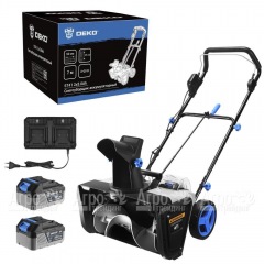 Снегоуборщик аккумуляторный DEKO ST41 2х5 Ач в Волжском