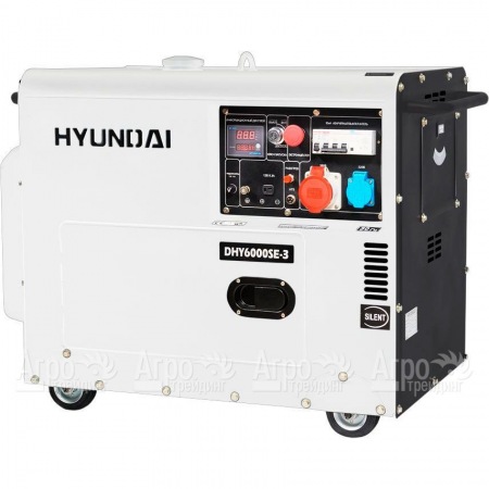 Дизельгенератор Hyundai DHY 6000SE-3 5 кВт  в Волжском