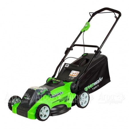 Газонокосилка аккумуляторная GreenWorks G40LM40 3 Ач в Волжском