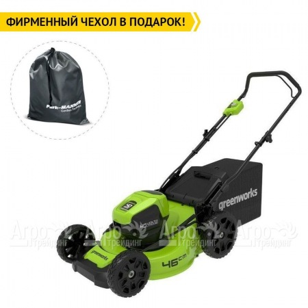 Газонокосилка аккумуляторная GreenWorks GD40LM46HP (без аккумулятора и зарядного устройства) в Волжском