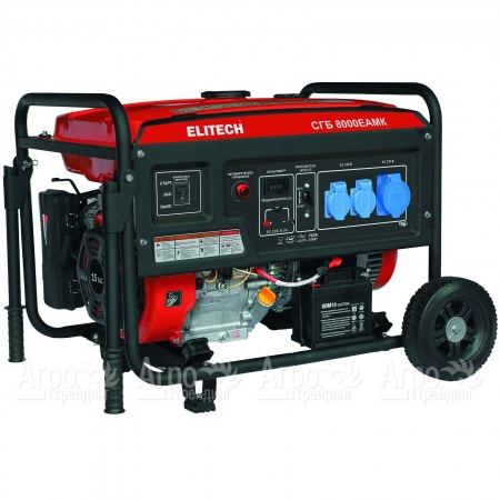 Бензогенератор Elitech СГБ 8000ЕАМК 6 кВт  в Волжском