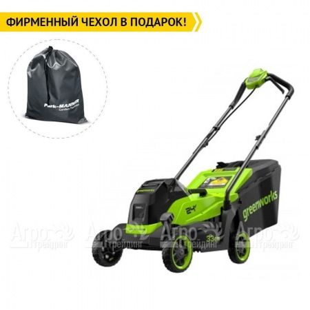 Газонокосилка аккумуляторная GreenWorks GD24LM331 4 Ач в Волжском