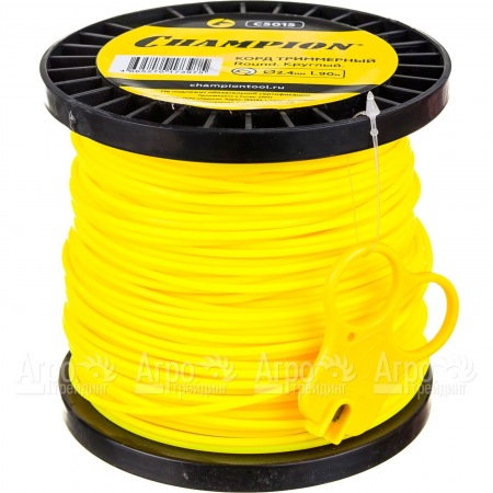 Корд триммерный Champion Round 2.4 мм х90 м (круглый) + нож  в Волжском