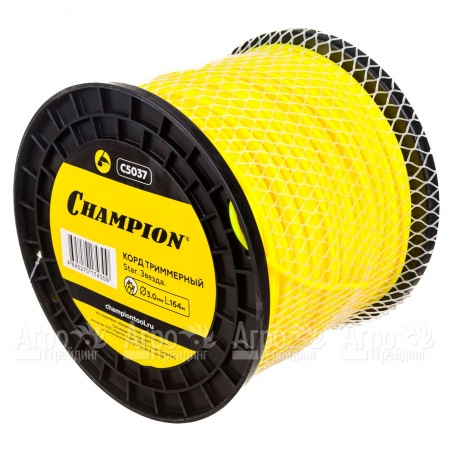 Корд триммерный Champion Star 3.0мм, 164м (звезда)+нож  в Волжском