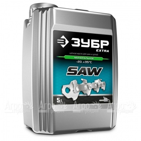 Масло минеральное Зубр Extra 5 л для смазки цепей в Волжском