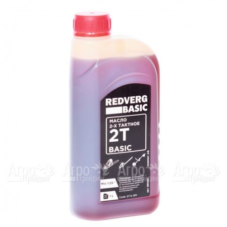 Масло RedVerg Basic 1 л для 2-х тактных двигателей в Волжском