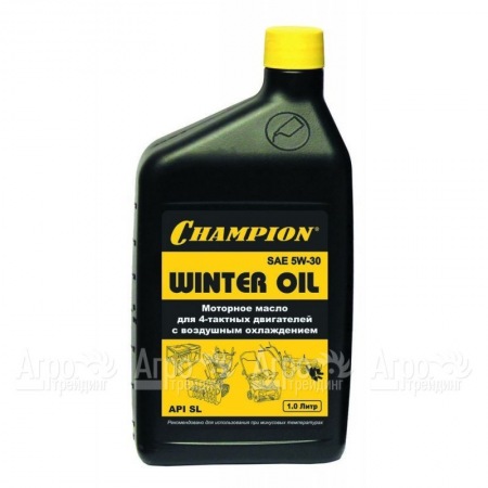 Масло минеральное Champion SAE 5W30 1 л для 4-х тактных двигателей в Волжском