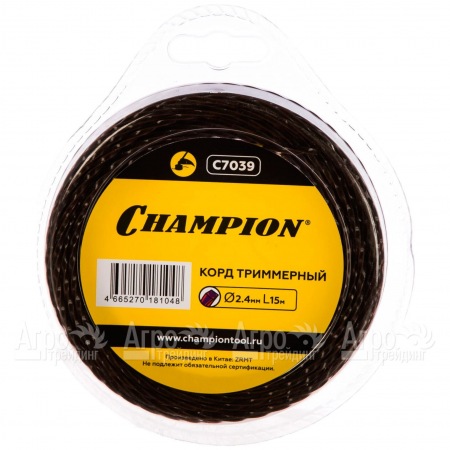 Корд триммерный Champion Magic 2.4мм, 15м (витой квадрат)  в Волжском