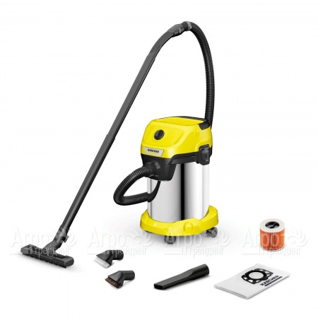 Хозяйственный пылесос Karcher WD 3 S V-19/4/20 SuctionBrushKit в Волжском