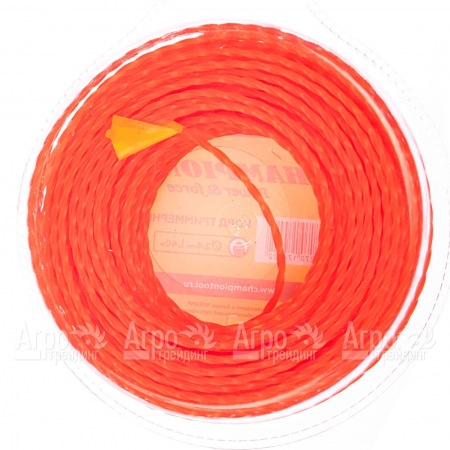 Корд триммерный Champion Twisted Square 3.0мм, 300м (витой квадрат)+нож  в Волжском