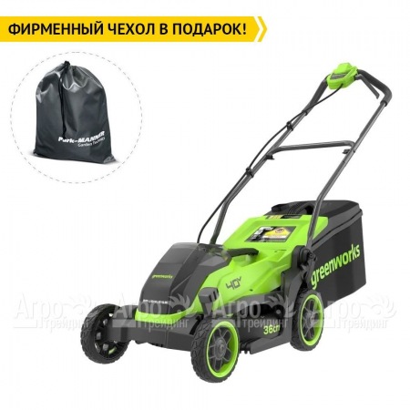 Газонокосилка аккумуляторная GreenWorks GD40LM361 4 Ач в Волжском
