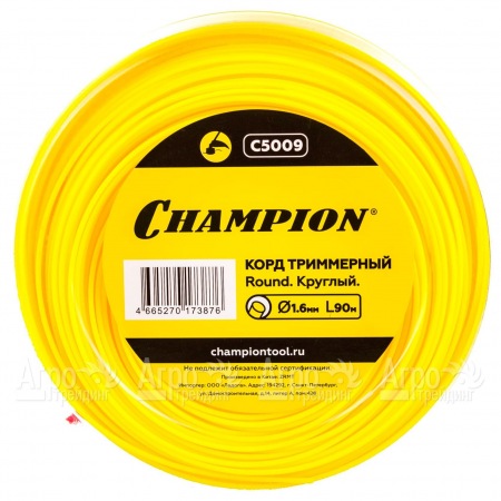Корд триммерный Champion Round 1.6мм, 90м (круглый)  в Волжском