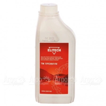 Масло полусинтетическое Elitech 2004.000100 1 л для смазки цепей в Волжском