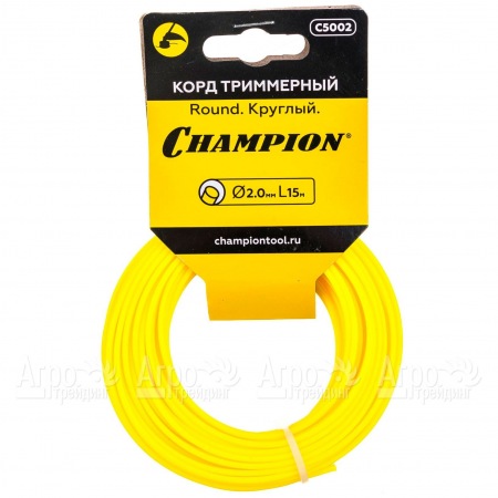 Корд триммерный Champion Round 2.0мм, 15м (круглый) в Волжском