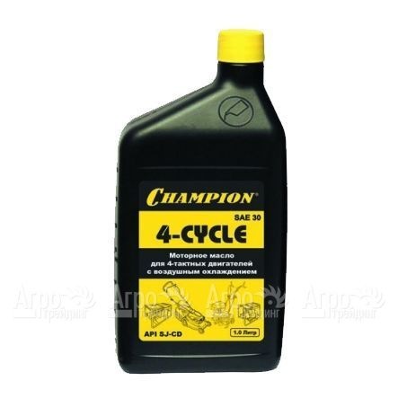 Масло минеральное Champion SAE30 1 л для 4-х тактных двигателей в Волжском