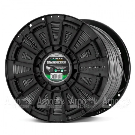 Профессиональная леска Titanium Power круглая 3 мм 992 м для триммеров Caiman  в Волжском