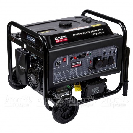 Бензогенератор Elitech GES 8000EAW 6 кВт  в Волжском