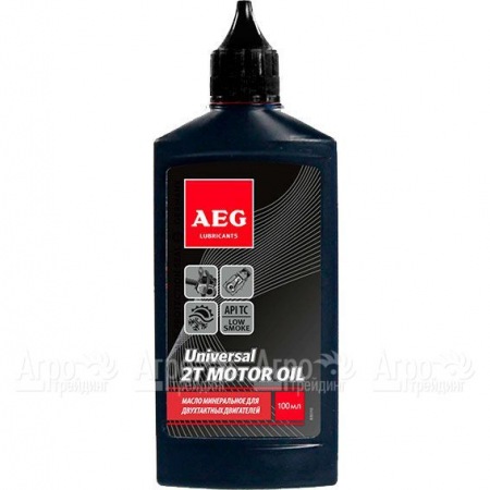Масло AEG Semi Synthetic 2T Motor Oil API TC п/с 100 мл для 2-х тактных двигателей  в Волжском
