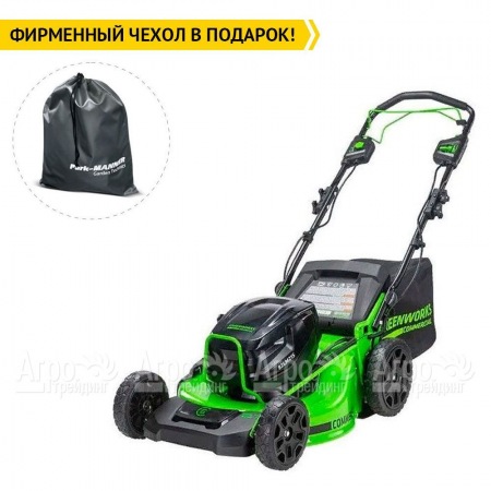 Газонокосилка аккумуляторная GreenWorks GC82HPLM51 (без аккумулятора и зарядного устройства)  в Волжском