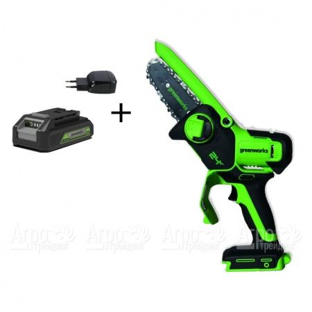 Аккумуляторная пила GreenWorks G24MCS10K2 в Волжском