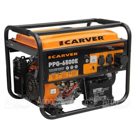 Бензогенератор Carver PPG-6500E 5 кВт в Волжском