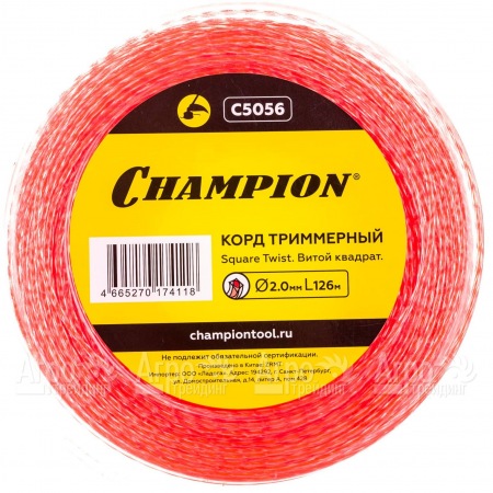 Корд триммерный Champion Square Twist Duo 2.0мм, 126м (витой квадрат)+нож  в Волжском