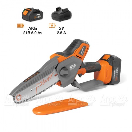 Аккумуляторная пила Daewoo DACS 821Li SET 8&quot;  в Волжском