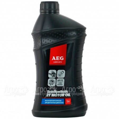 Масло AEG Semi Synthetic 2T Motor Oil API TC 1 л для 2-х тактных двигателей  в Волжском