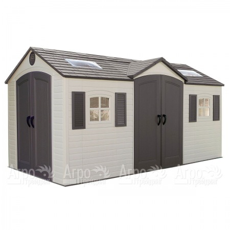 Пластиковый сарай LifeTime 15х8 DD в Волжском