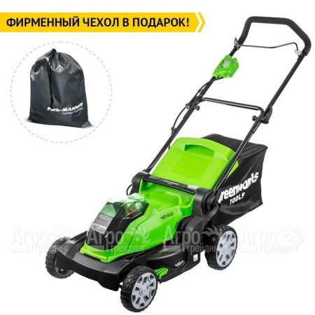 Газонокосилка аккумуляторная GreenWorks G40LM41K3 в Волжском