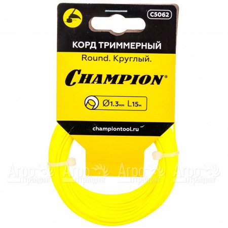 Корд триммерный Champion Round 1.3мм, 15м (круглый) в Волжском